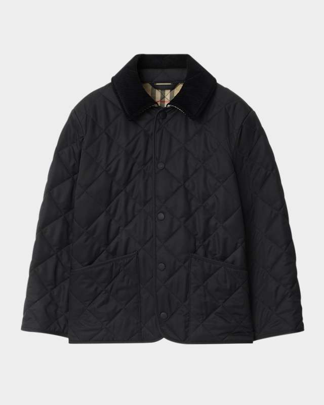 Boy's Milo Quilted Jacket, Size 3-14